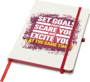 Picture of Spectrum A5 hard cover notebook with coloured edge