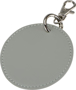 Picture of Resi plus GRS recycled Round charm keychain