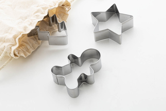 Picture of Christmas Themed Cookie Cutters